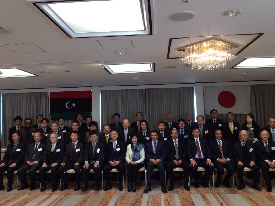 日本リビア友好協会主催の2014年新年懇親会 Embassy Of Libya Tokyo Japan